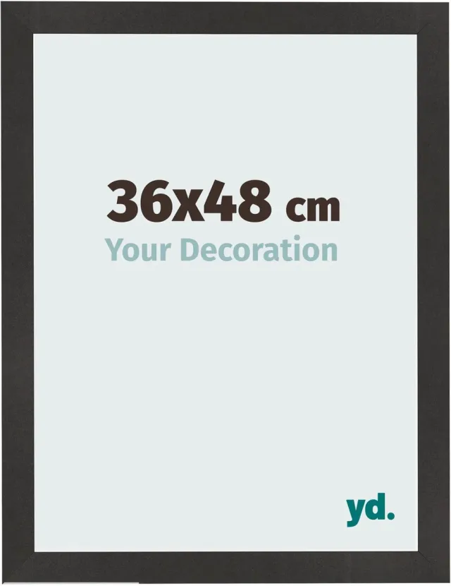 yd. Your Decoration - Fotolijst 36x48 cm - MDF - Zwart Mat - Bologna