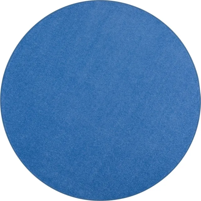 Snapstyle Vloerkleed Trend Velours Joy Rond blauw