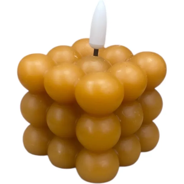 Countryfield Led - Bubble Candle - Oker Amber