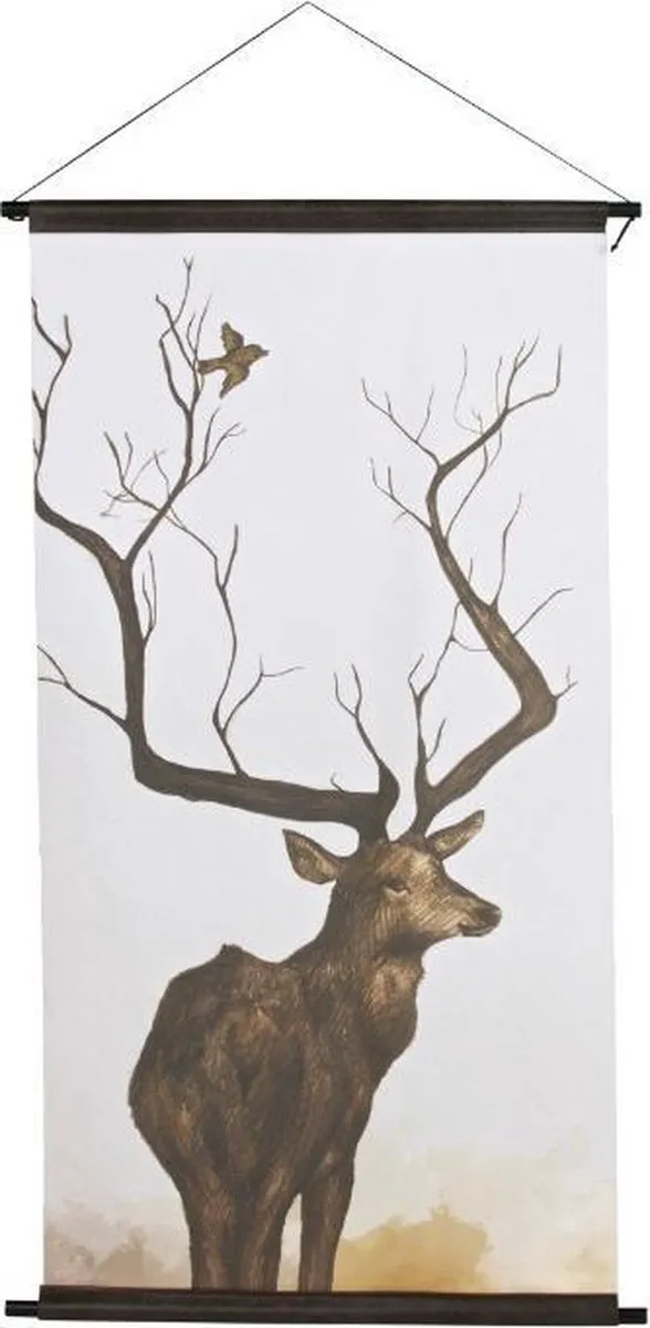BePureHome O deer kerstposter velvet Verschillende kleuren, deer