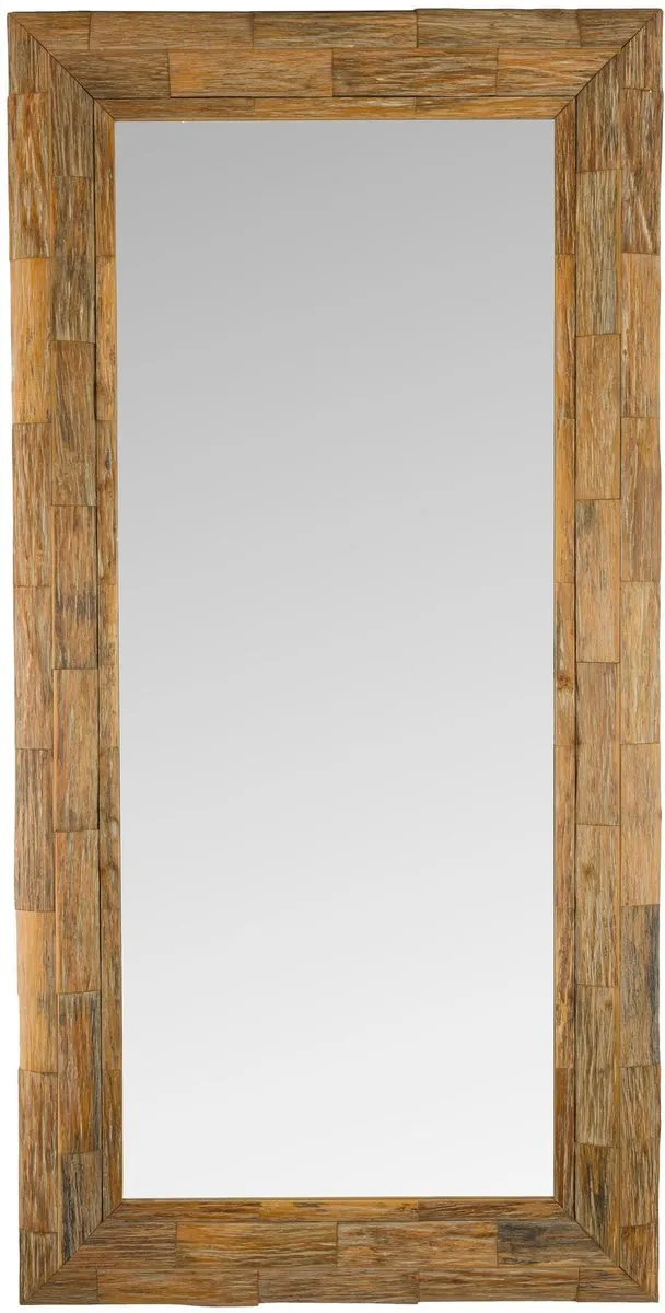 Housecraft Living Lias Spiegel/ Wandspiegel 100x200 cm Hout - Bruin