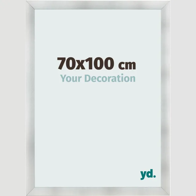 yd. Your Decoration - Fotolijst 70x100 cm - MDF - Aluminium Geborsteld - Pisa