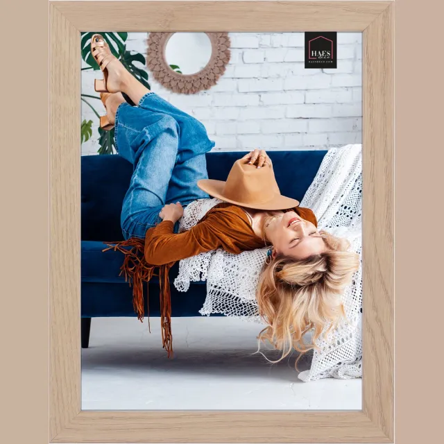 HAES deco Houten fotolijst Avignon bruin voor 1 foto formaat 10x15 - SP14815