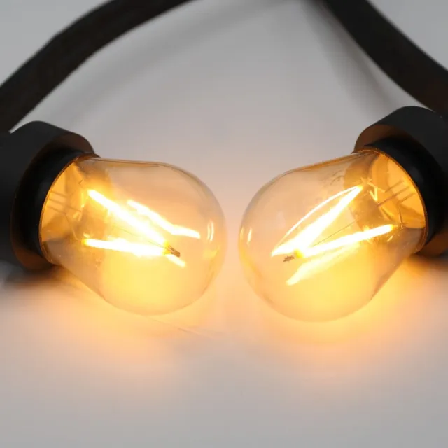 LumenXL Prikkabel set met 3 watt, dimbare LED filament lampen