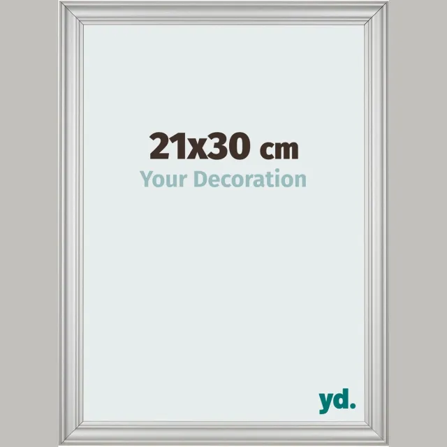 yd. Your Decoration - Fotolijst 21x30 cm - MDF - Zilver Mat - Lazio