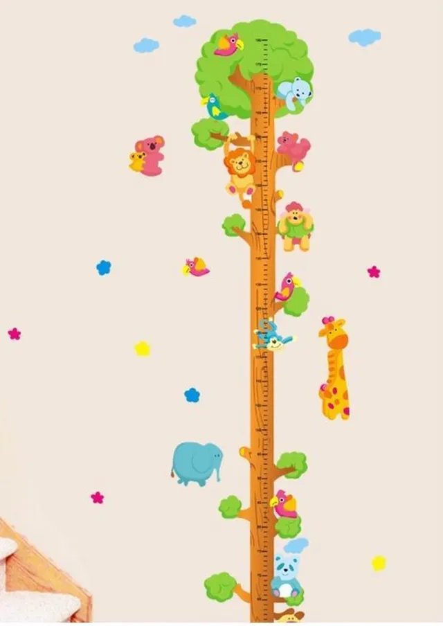 Pinehouse XXL muursticker Bos Dieren multi