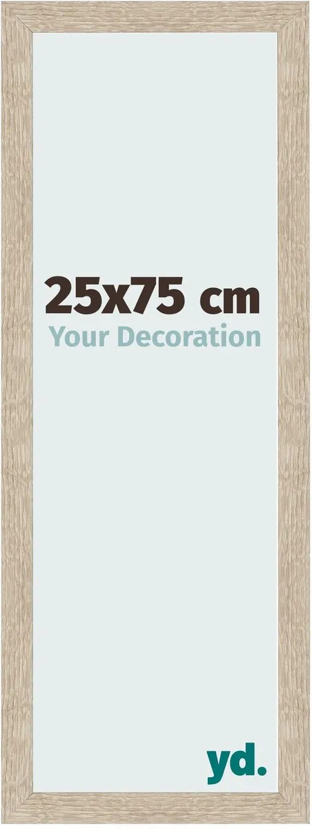yd. Your Decoration - Fotolijst 25x75 cm - MDF - Sonoma Eiken - Bologna