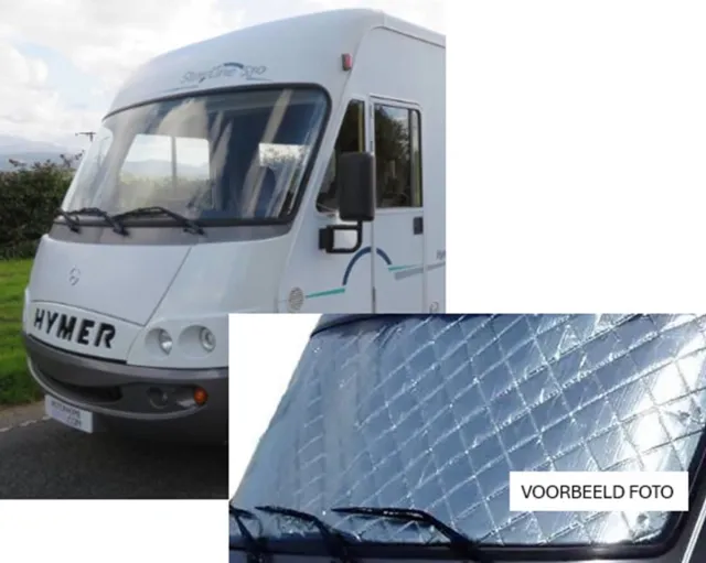 Geschikt voor Hymer Hymer B Klasse Vanaf 1998 zonder Deur Raamisolatie set binnenzijde Grijs