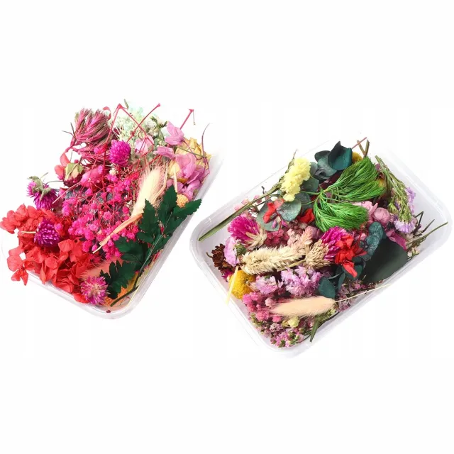 No-No Gedroogde Trouwboeket - Mix van Natuurlijke Bloemen - Duurzame Bruidsboeket - Kant-en-klaar Bruidsaccessoire Geel