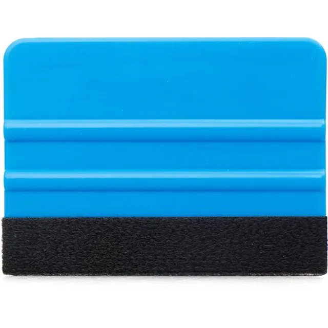 Knaak Rakel met Viltenrand - Raamfolie of Muurstickers - Wrapping - Auto - 10 x 7.3 cm - Blauw