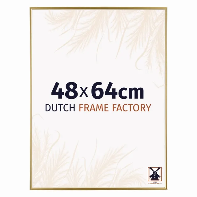 Dutch Frame Factory Fotolijst 48x64 cm - Kunststof - Goud - Easy