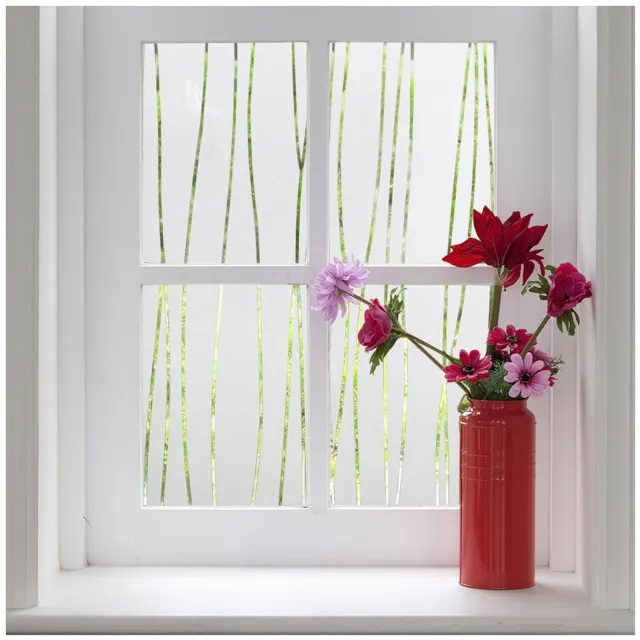 Duraxl Raamfolie - Privacy - Statisch - 90 x 400 cm Wit