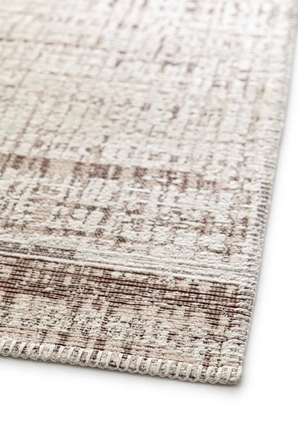 NOUS Living vloerkleed beige/terra, foto 5