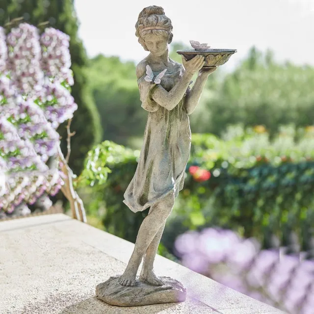 Loberon Sculptuur Malia antiekgrijs