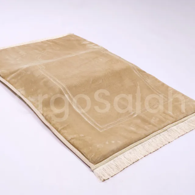 ergosalah Beige - Ergonomische dikke gebedskleed gebedsmat voor knie support