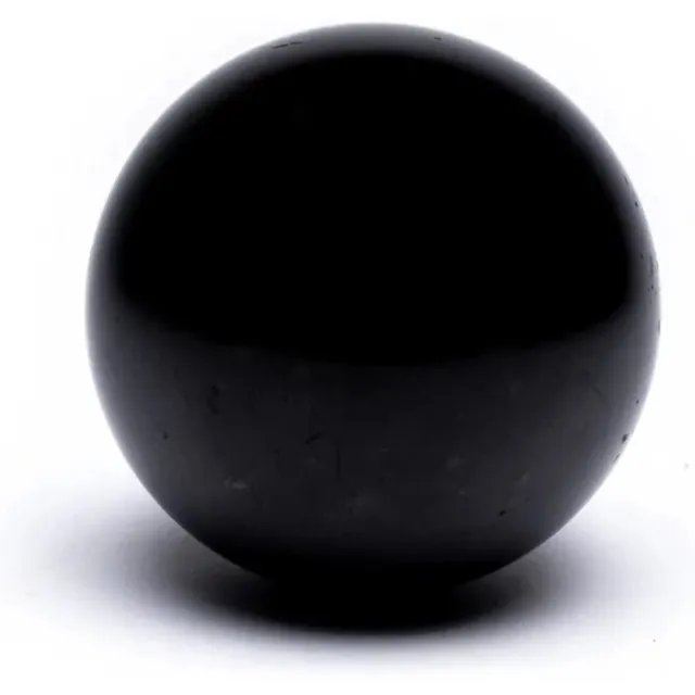 Yogi & Yogini Karelië Shungiet bol 6 cm Zwart