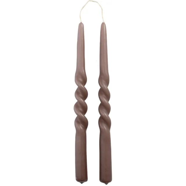Rustik Lys Twist Candle Grape 2,1x 29cm paars