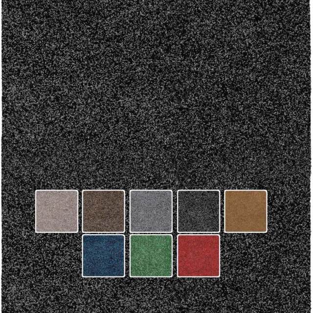 ANRO Deurmat Zwart 120x40cm – Schoonloopmat Antislip Wasbaar Voordeur Hal Binnen & Buiten Op Maat