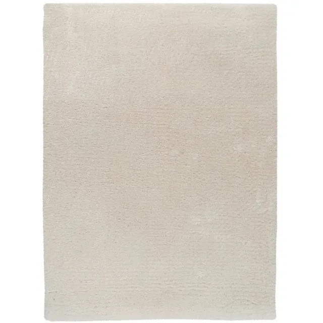 Dutch XXL Fluffy Vloerkleed | Tapijt | Glamour | Uni | Crème | 120x170 cm