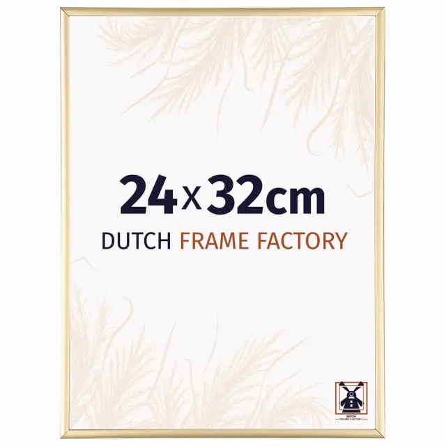 Dutch Frame Factory Fotolijst 24x32 cm - Aluminium - Goud - Kampen