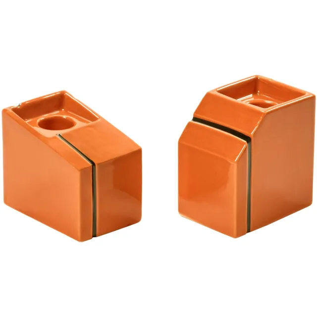 Serax Silos Kandelaar Set Van 2 Orange