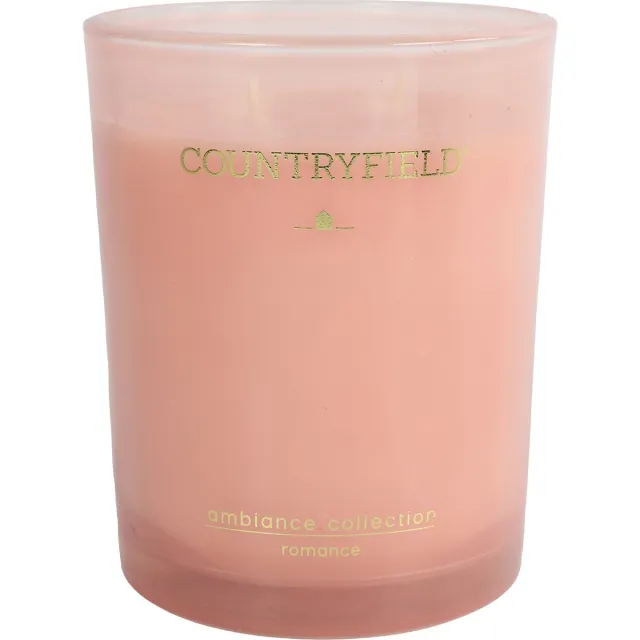 Countryfield Geurkaars Large Romance - 13 cm / ø 10 cm Roze