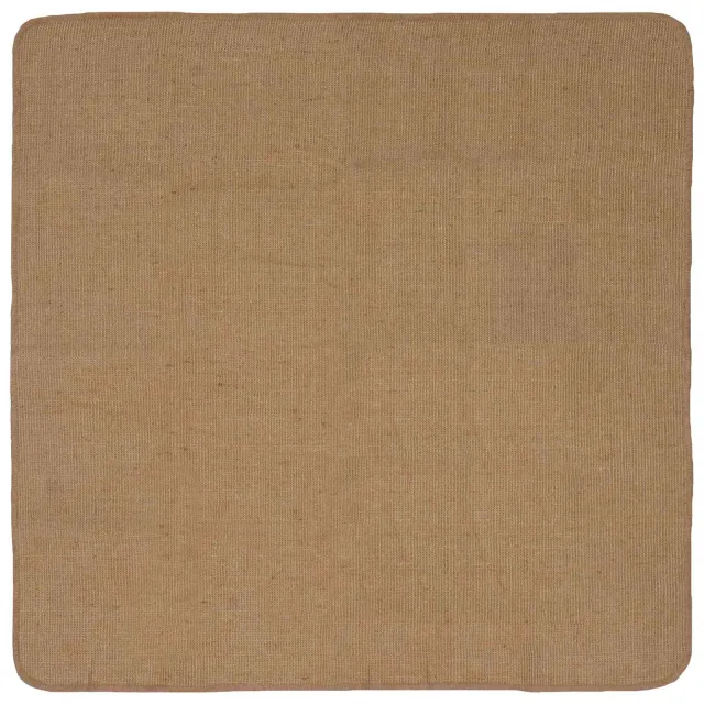 vidaXL Gebied Tapijt Licht Bruin 120 x 120 cm Jute, foto 2