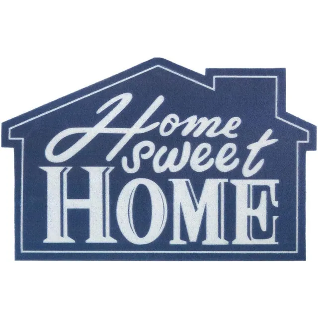 Tapeso Deurmat 'Home Sweet Home' 45x70cm - Vuilvanger, Antislip PVC