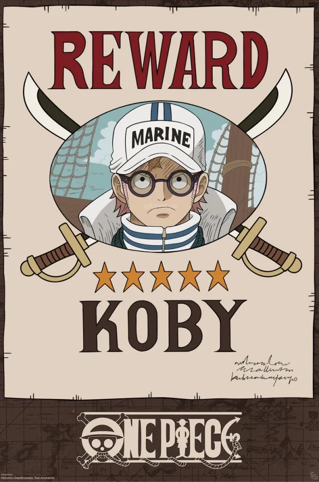 ABYSTYLE Poster One Piece Wanted - Koby Cross Guild 61x91,5cm Divers