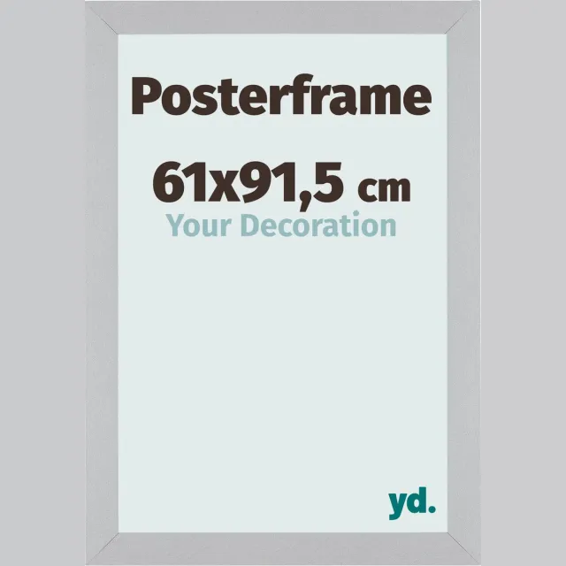 yd. Your Decoration - Posterlijst 61x91,5 cm - MDF - Zilver Mat - Parma