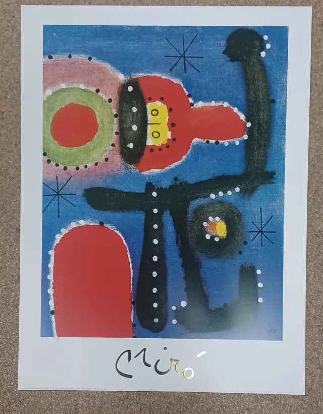 Verkerke poster Verkerke Miró - Peinture 60 x 80 cm diverse kleuren