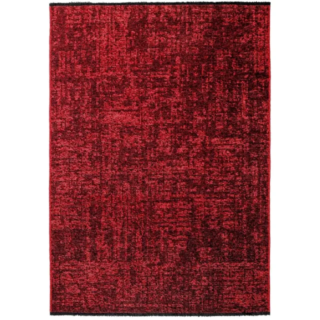 Dutch XXL Wasbaar Vloerkleed | Tapijt | Space | Gemêleerd | Rood | 80x250 cm