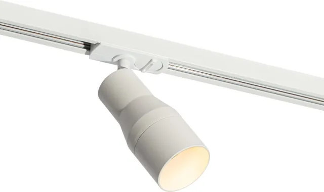 QAZQA iconic kohua - Moderne Spot railsysteem verlichting, railverlichting geschikt voor led - 1 lichts - L 6 cm - Wit - Woonkamer | Slaapkamer | Keuken