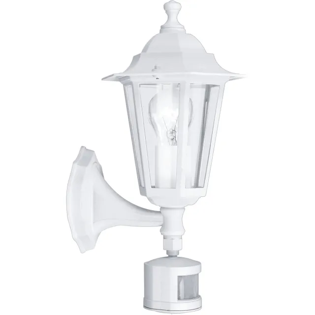 Eglo Laterna 5 Wandlamp Buiten - Bewegingssensor - 1 Lichts - Wit