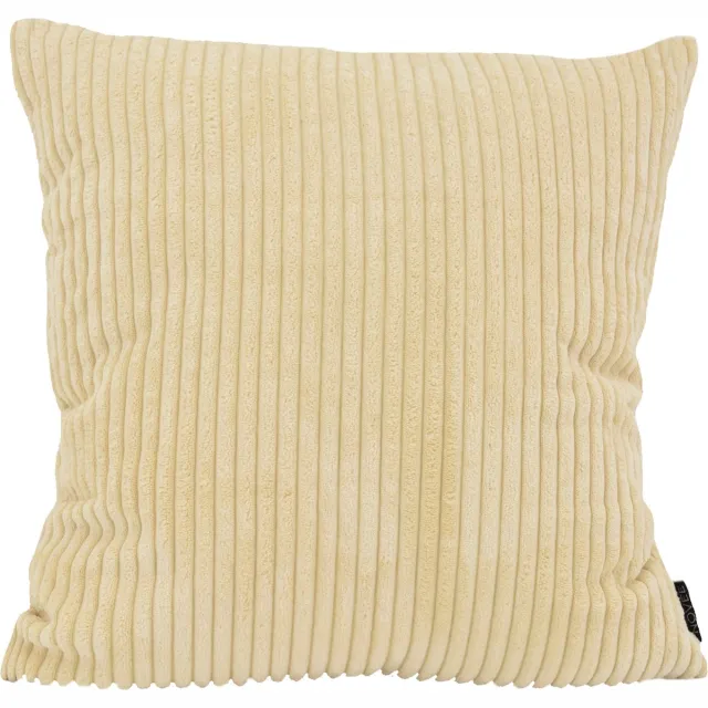 NOVÉE Corduroy Beige Kussenhoes | 45 x 45 cm | Ribstof / Polyester