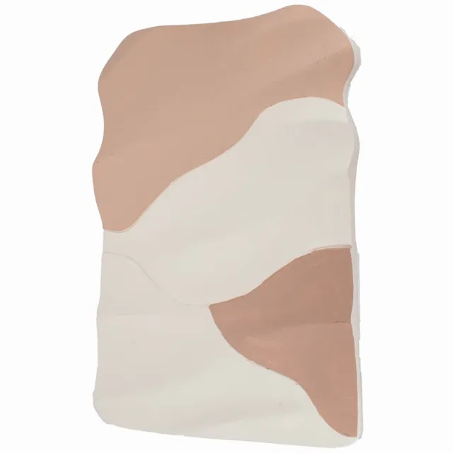 homebound by ky Wanddecoratie art wit met sandstone 40x60cm Beige