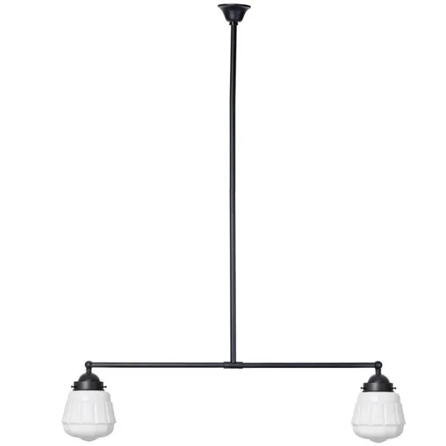 Coloured by Art Moonlight T-lamp 2 lichts Cadence - Art Deco Trade Zwart