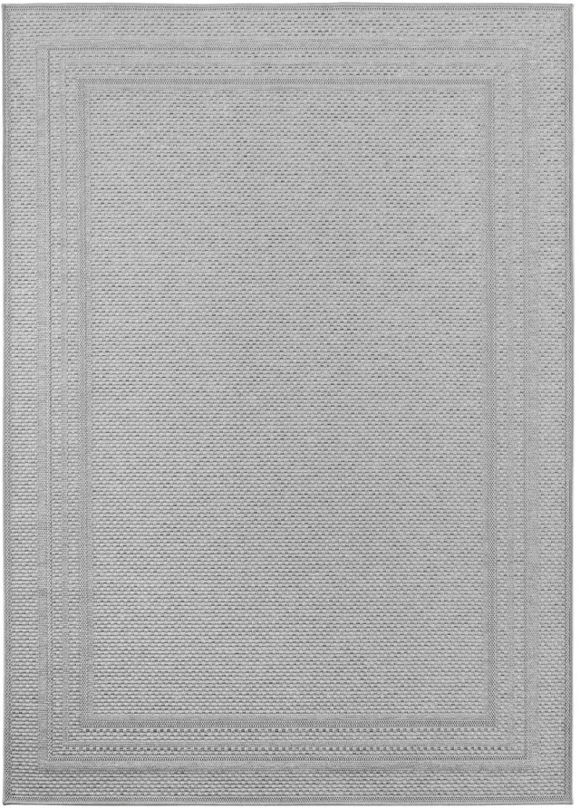 Dutch XXL Buitenkleed | Desert | Kader | Grijs | 80x150 cm | Buitentapijt | Tuintapijt