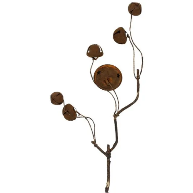 Countryfield Kerstklok Tak 5x15x40 cm rst bruin