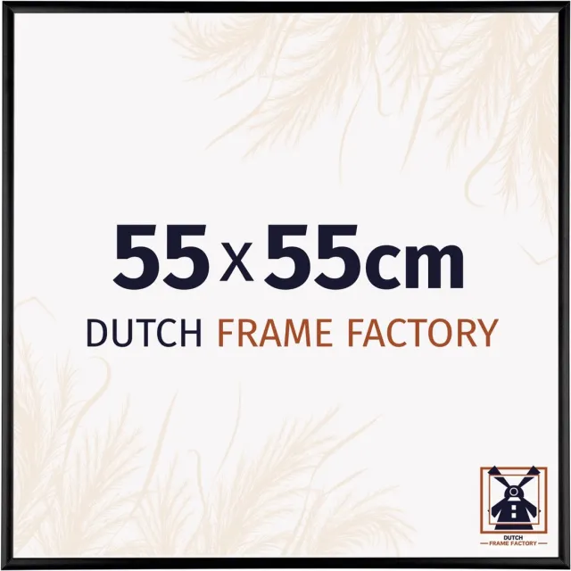 Dutch Frame Factory Fotolijst 55x55 cm - Aluminium - Zwart Mat - Kampen