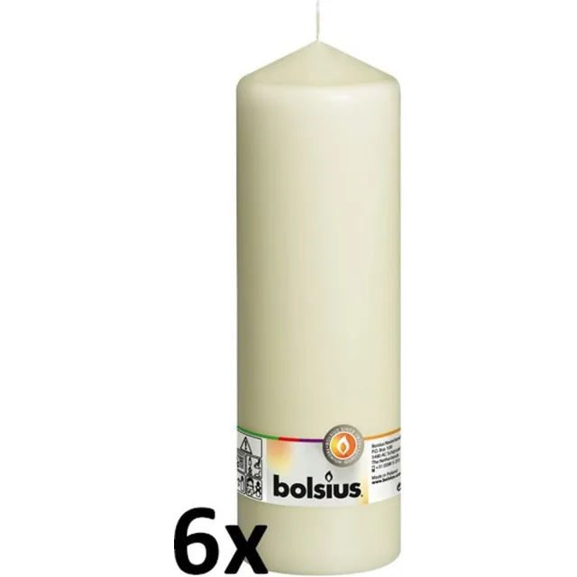 Bolsius Horeca stompkaars - 250/78 - 6 stuks per verpakking - Ivoor