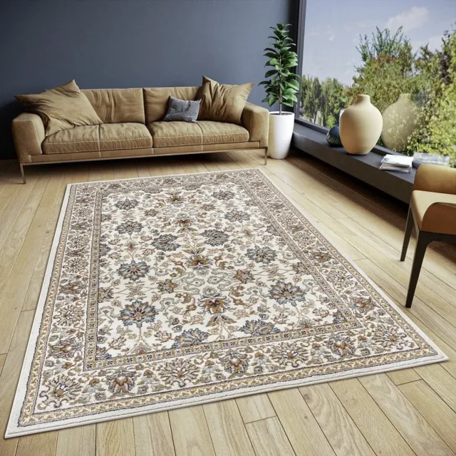 flycarpets Klassiek Vloerkleed - Saraceni - Crème / Multi - 57x90 cm Creme