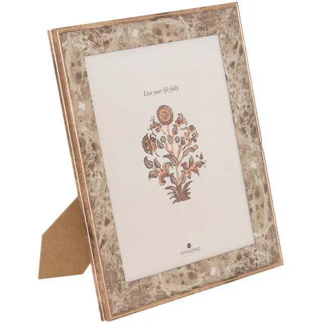 Atmosphera Créateur d'intérieur® Rechthoekige fotolijst Mable, 20 x 25 cm, bruin Marron