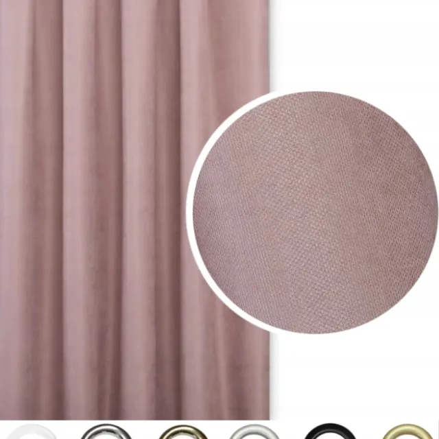 PRESTIQUA Verduisterende Gordijn Roze 50x235 cm - Stijlvolle Raambekleding