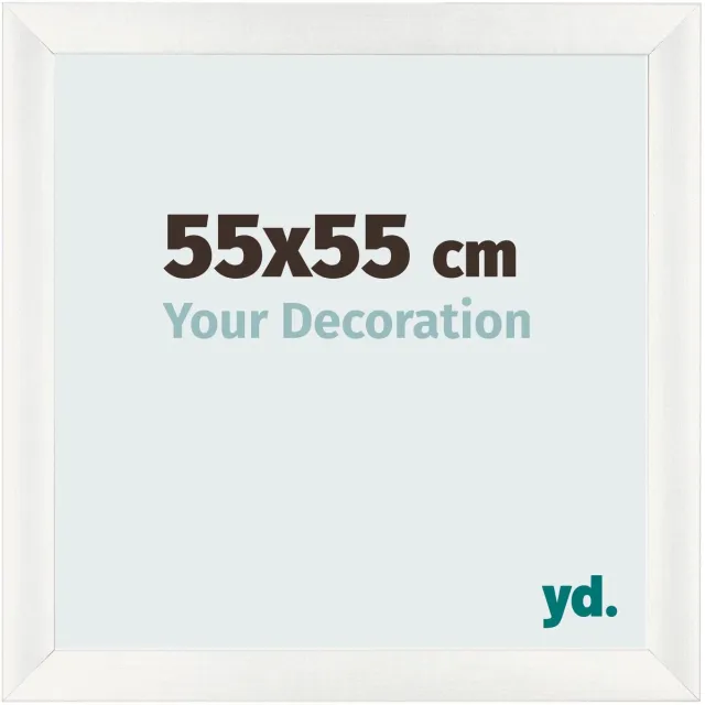 yd. Your Decoration - Fotolijst 55x55 cm - MDF - Wit Geveegd - Pisa