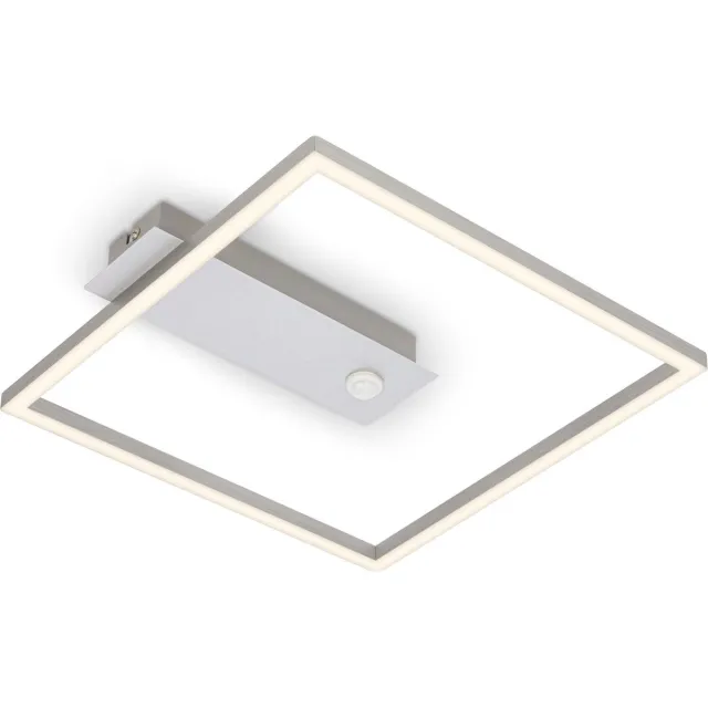 Briloner Nici - LED Plafondlamp met bewegingssensor - plafonniére met bewegingsmelder - aluminium - 12.5W