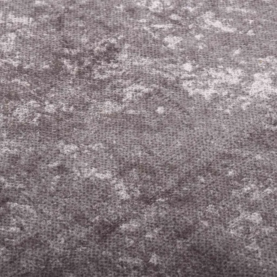 vidaXL Vloerkleed wasbaar 80x300 cm grijs, foto 4