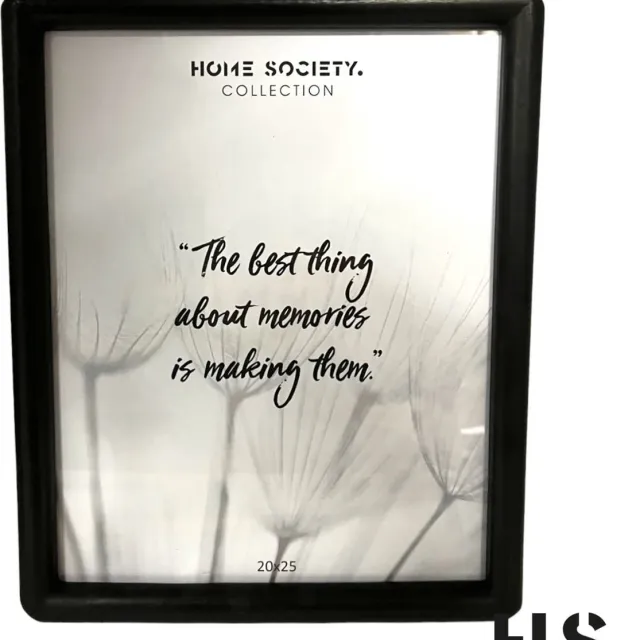 Home Society Fotolijst - Amelie - 20x25 - Hout - Zwart zwart metaal