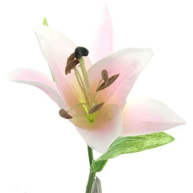 DPI GmbH DPI Liliumbloem Fuchsia op Korte Steel 35 cm - Kunstbloemen Roze