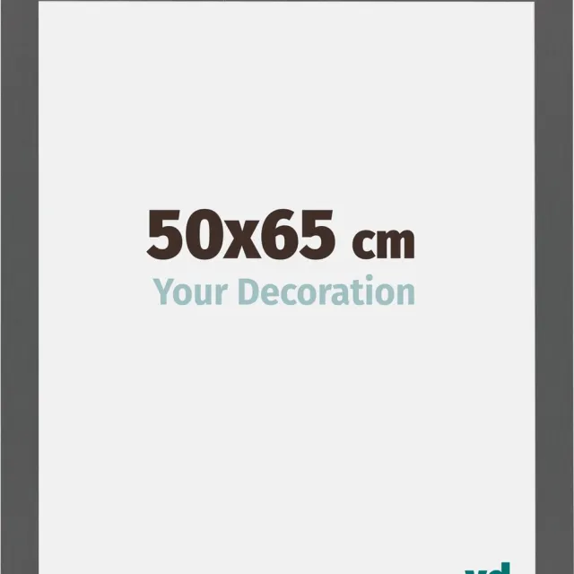 yd. Your Decoration - Fotolijst 50x65 cm - MDF - Antraciet - Mura